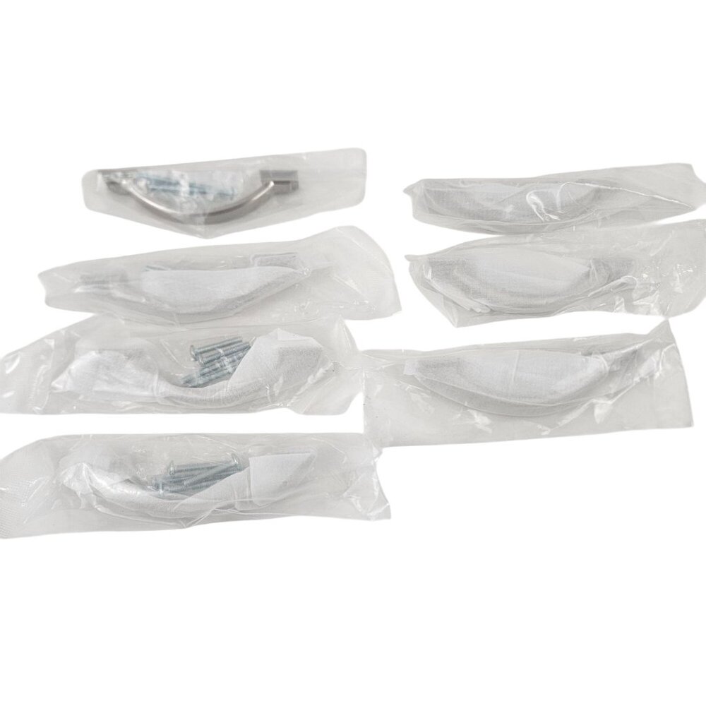 Asidrama Cabinet Pulls Dresser Handles Set of 7 New Includes Screws Silver